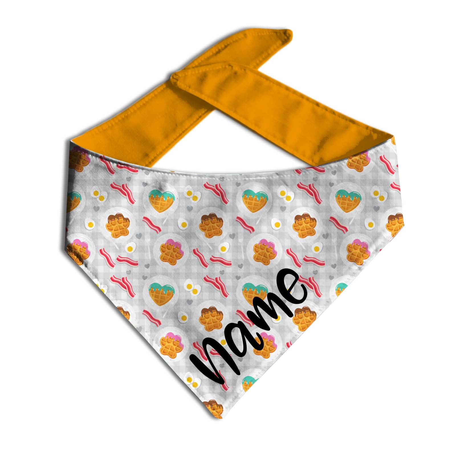 Dog bandanna fits over collar so cute… sizes vary