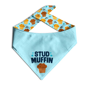 Stud Muffin Dog Bandana - Clive and Bacon